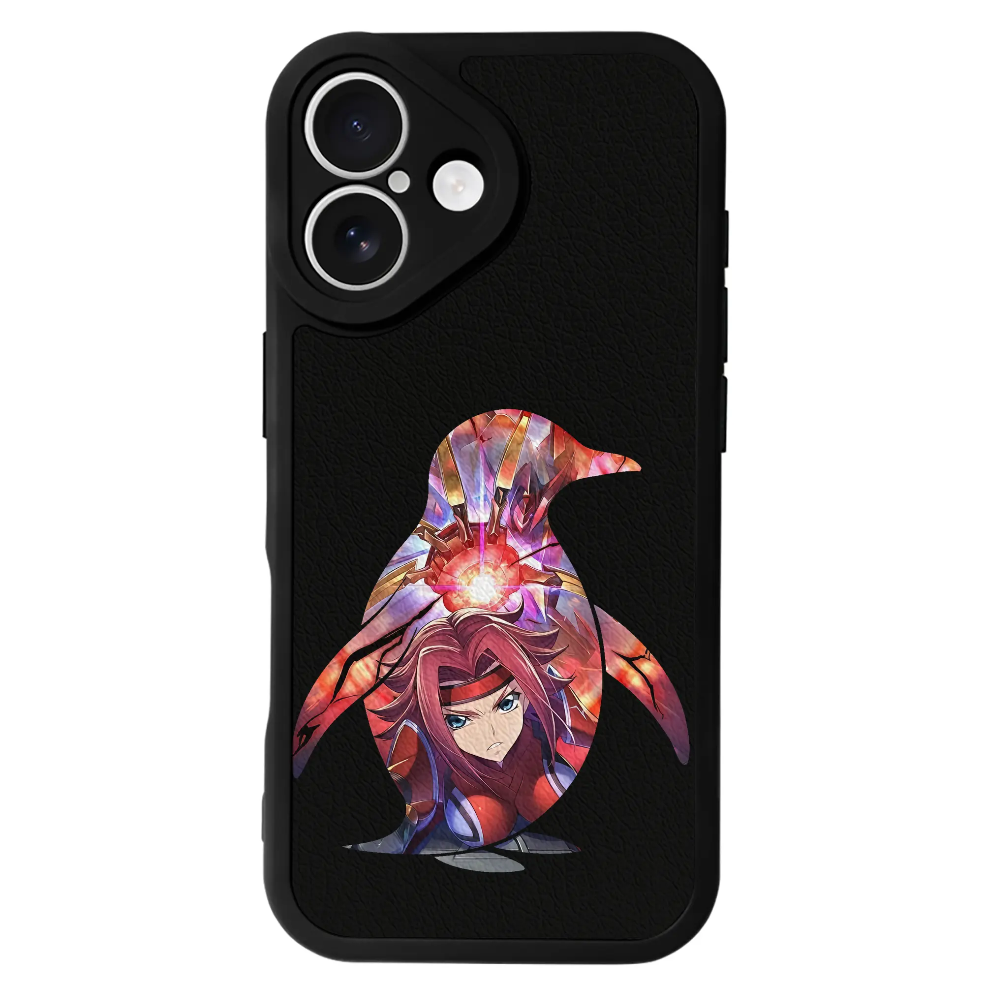 コードギアス 反逆のルルーシュ グッズ カレン・シュタットフェルト - IPhone 16シリーズ対応 ・ シリコンスマホケース ・ レザー調 ・ 高精度フィット ・ 耐衝撃 ・ ワイヤレス充電対応 ・ 精密カット